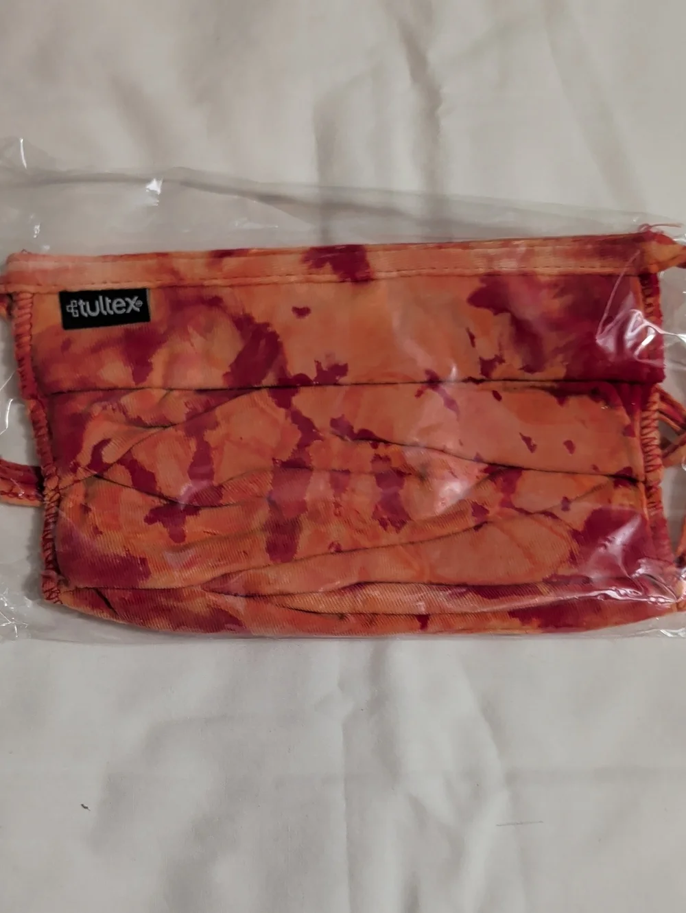 NWOT (004) Tultex Unisex Assorted Tie-Dye Face Masks Multi 8 Pack